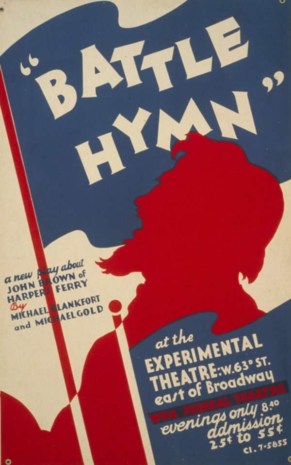 Image: Poster of "Battle Hymn." From the Library of Congress.