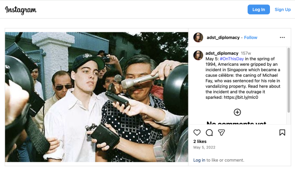 Instagram post from @adst_diplomacy