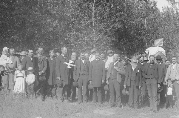 Image: Photo of Populist Convention in Nebraska taken by Solomon D. Butcher in 1892. From the Library of Congress.