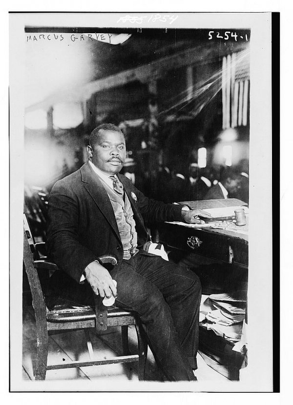 Image: Photo of Marcus Garvey taken in 1924. From the Library of Congress.