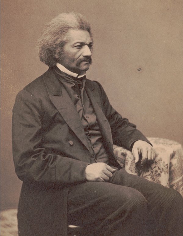 Photograph of Frederick Douglass in 1864 from the Library of Congress