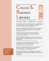 College & Research Libraries