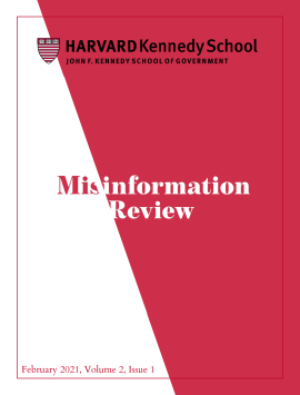 Misinformation Review Cover