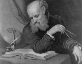 Image: Print of Galileo by Samuel Sartain from painting by Wyatt, date unknown. From the Library of Congress. In 1633, scientist Galileo Galilei was convicted of heresy by the Inquisition. He was forced to recant his beliefs and spent the rest of his life under house arrest. Students may be surprised to learn Galileo's crime: teaching the sun, rather than the earth, is at the center of the solar system. In this lesson, students explore three primary sources and one New York Times article to answer the quest