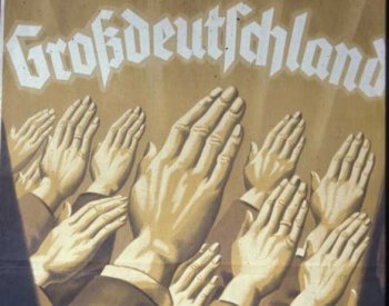 Image: 1938 Nazi referendum poster. From the Nazi Propaganda Archive.