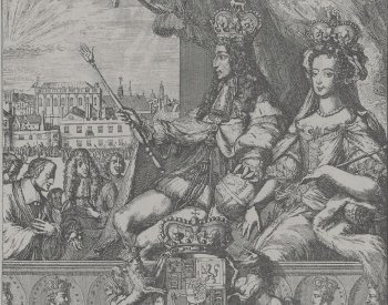 Image: Artistic depiction of William and Mary from c. 1689.
